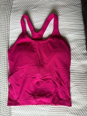 CRZ YOGA Hot Pink Racerback Tank Top